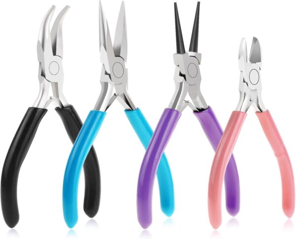 4Pcs Jewelry Pliers Tool Set